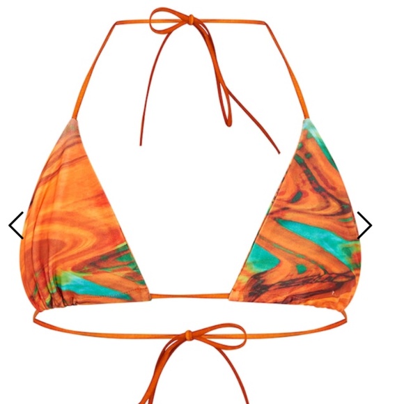 Orange Abstract Bikini Set - Picture 7 of 8